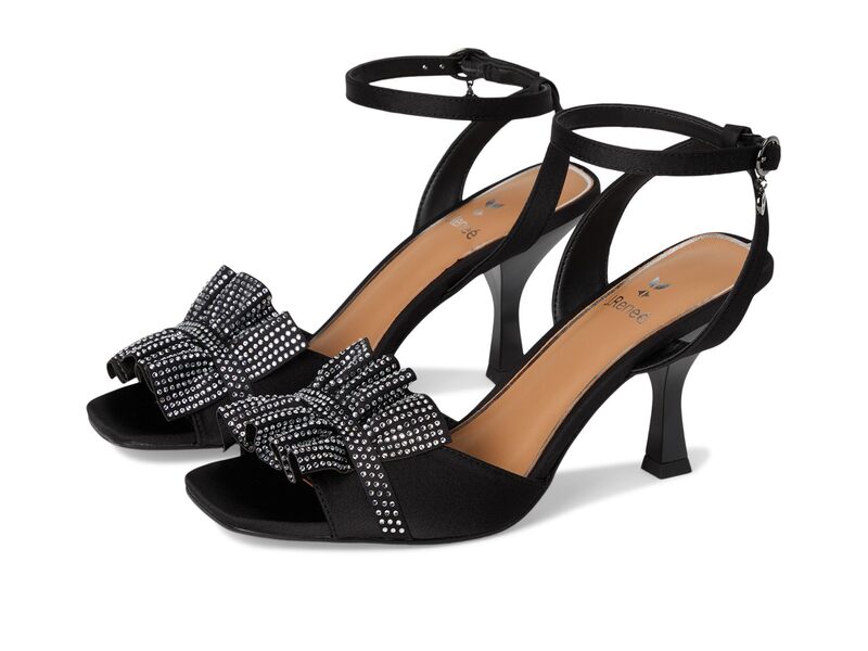 ジェイレニー レディース シューズ 踵 サンダル アンクル J. Renee Almitankle Strap Sandals Black 黒いこと