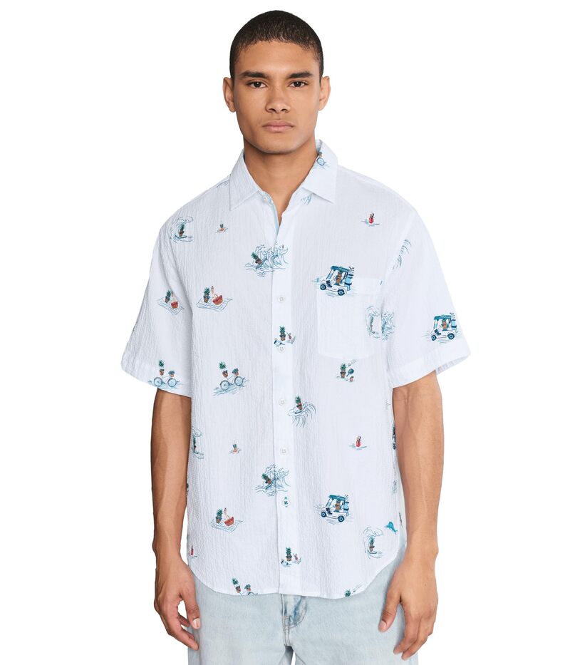 トッミーバハマ メンズ トップス プルオーバー Tommy Bahama Nova Wave Pineapple Pete White 白いこと