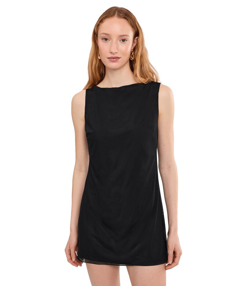 ウミーユアムーム レディース トップス 衣装 ミニ Show Me Your Mumu Kiki Mini Dress Black Mesh 黒いこと