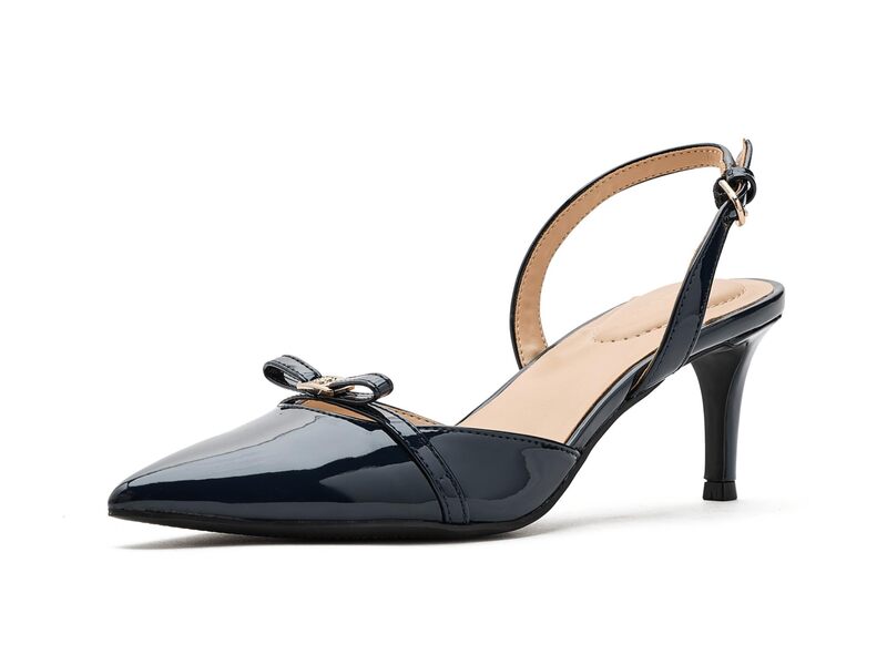 バンドリーノ レディース シューズ ヒール Bandolino Pracenavy Patent ネイビー|ReVida 店