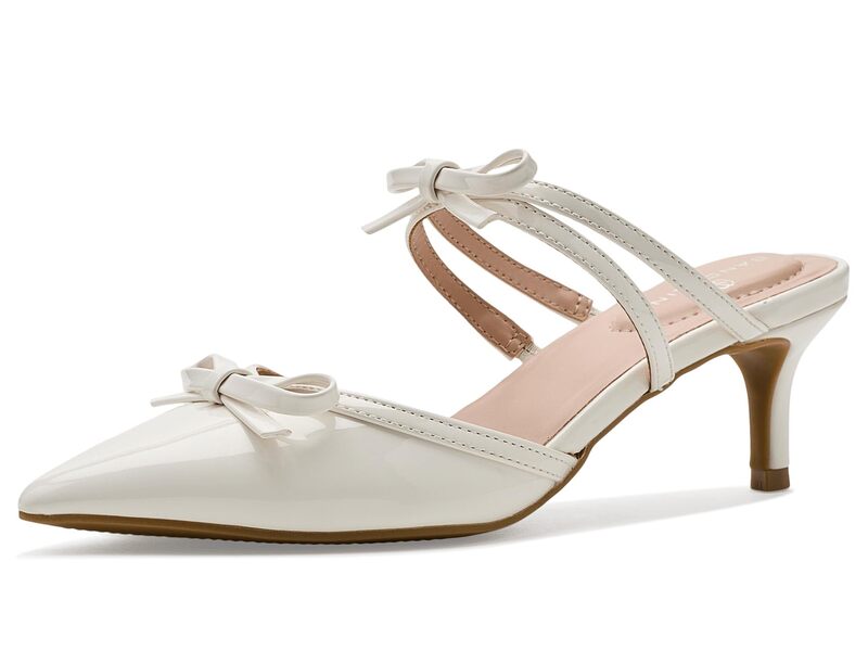 バンドリーノ レディース シューズ ヒール Bandolino Meggin Cream Patent クリーム|ReVida 店