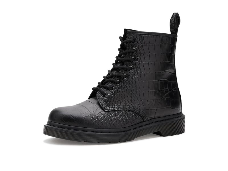 ドクターマーチン レディース シューズ ブーツ・レインブーツ Dr. Martens 1460 Croco Black ブラック｜ReVida 店