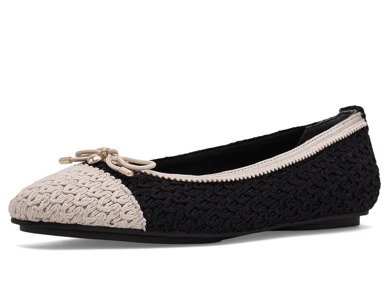 アンクライン レディース シューズ サンダル Anne Klein Luci-C Black/Cream クリーム｜ReVida 店