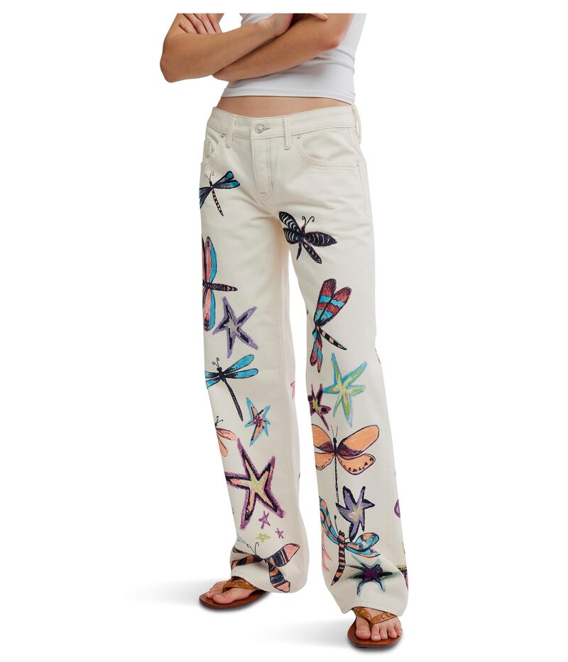 フリーピープル レディース ボトムス ジーンズズボン下 ローライズ デニム Free People We The Free Tennessee Low-Rise Illusions Jeans Dragonfly