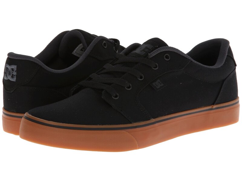 ディーシー メンズ シューズ スニーカー DC Anvil TX Black/Gum 黒いこと