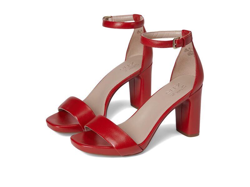 ナチュライザー レディース シューズ サンダル Naturalizer Joy Red Leather 赤いこと