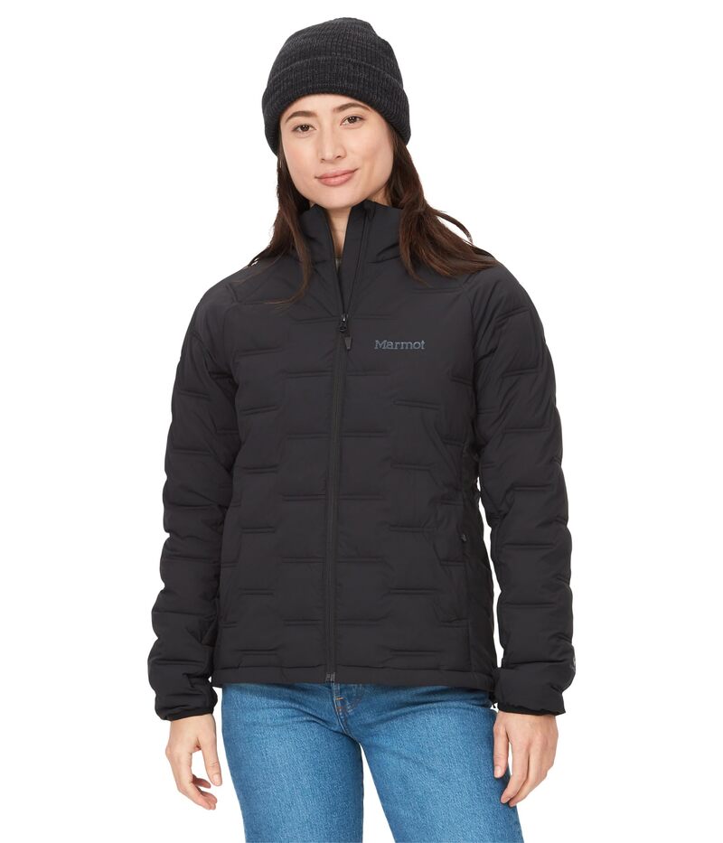 モルモット レディース アウター 厚地の外套 上衣 Marmot WarmCube Active Novus Jacket Black 黒いこと