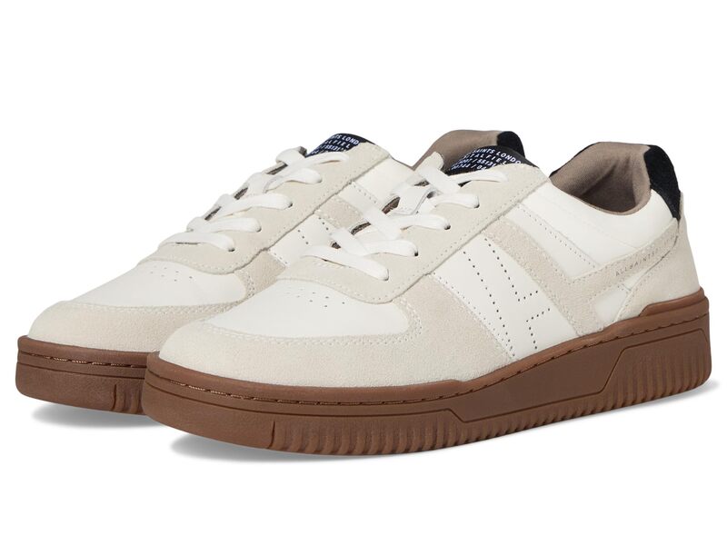 オールセインツ レディース シューズ スニーカー スエード AllSaints Vix Suede Sneaker Chalk White/Black ホワイト｜ReVida 店
