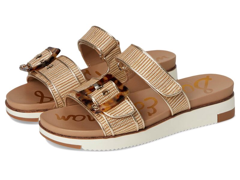 サムエデルマン レディース シューズ 踵 Sam Edelman Adrianna Sunny Gold ゴールド