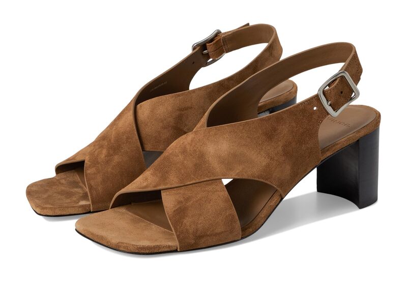 ヴィンス レディース シューズ スリッポン・ローファー Vince Omega Elmwood Brown Suede 赤銅色