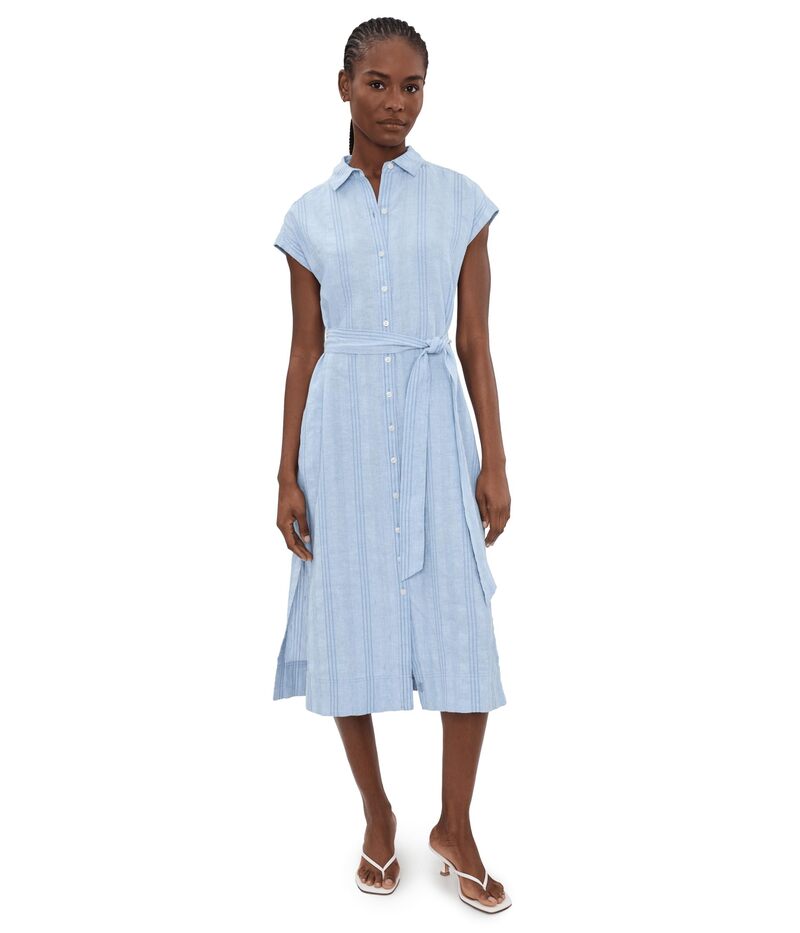 トッミーバハマ レディース トップス 衣装 MIDI プルオーバー Tommy Bahama Summer Isle Midi Shirtdress French Blue 青色