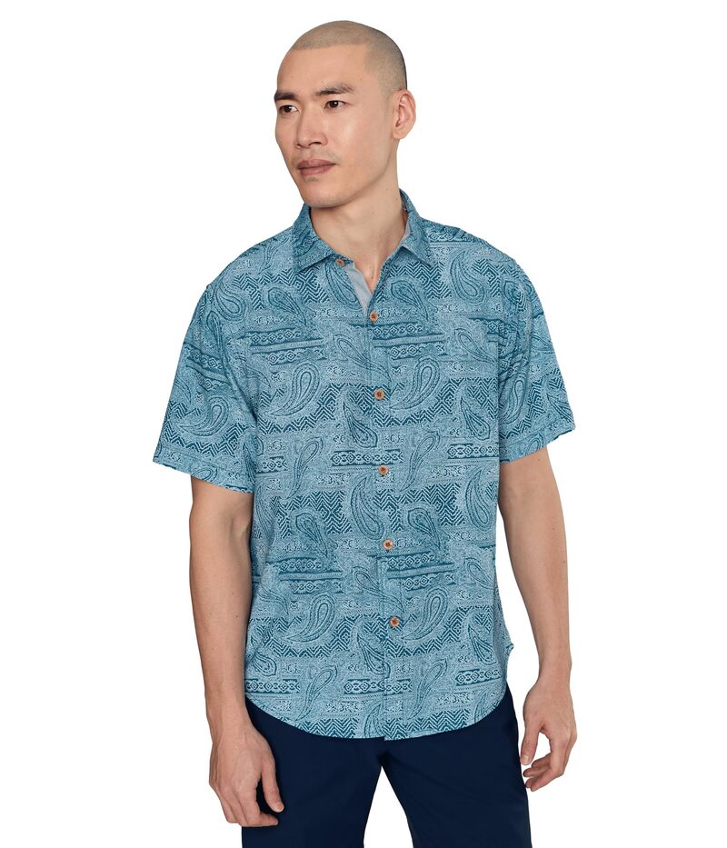 トッミーバハマ メンズ トップス プルオーバー Tommy Bahama Coastal Ease Azul Fallsaxony Blue 青碧