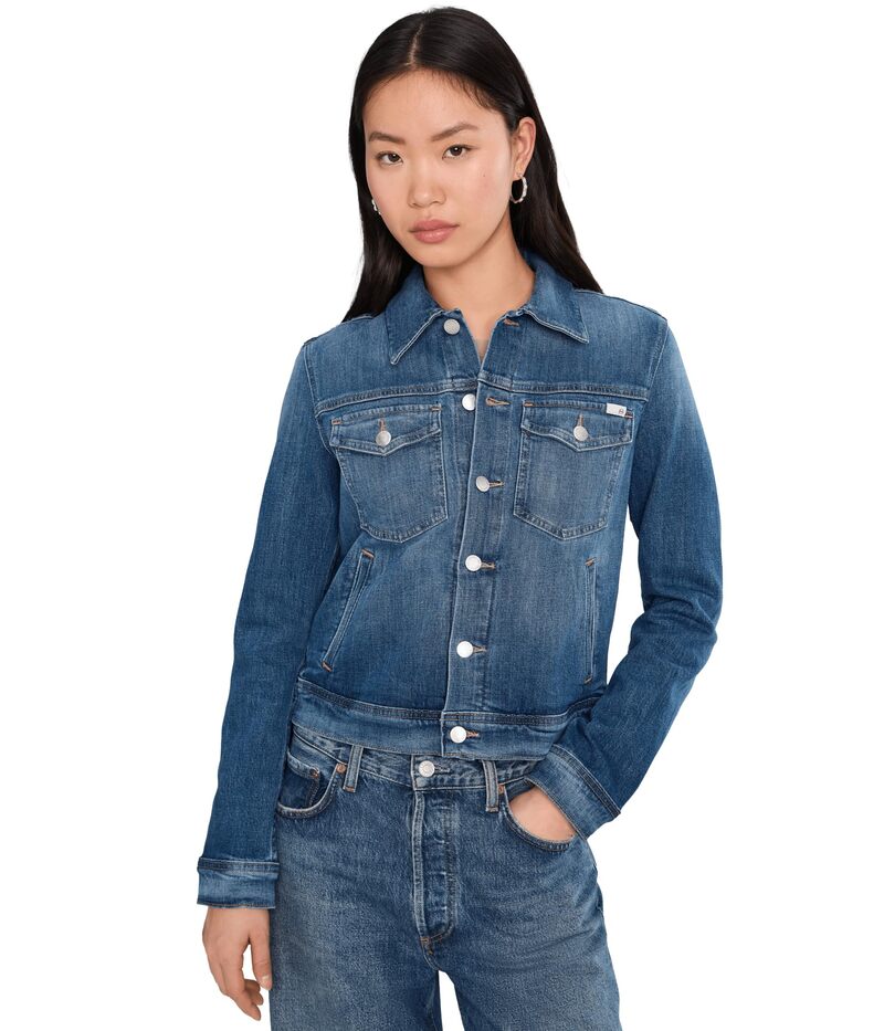 エージーデニム レディース アウター 厚地の外套 ジーンズ 上衣 AG Jeans Robyn Fittedenim Jacket 10 Years Illiad ジーンズ