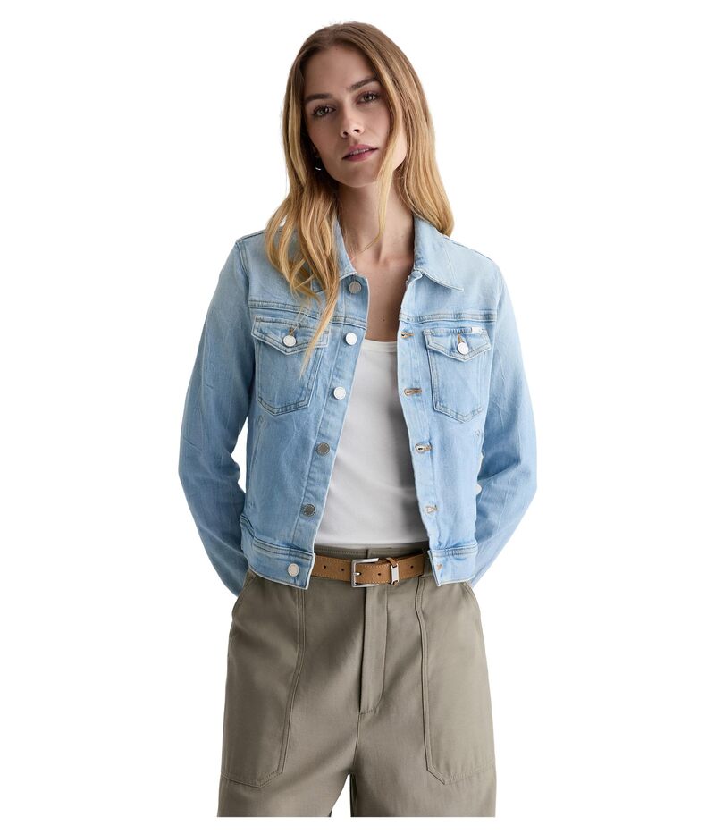 エージージーンズ レディース アウター コート デニム ジャケット AG Jeans Robyn Fittedenim Jacket Kings River デニム|ReVida 店