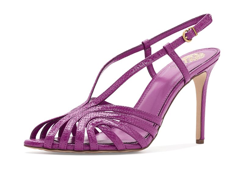 ヴィンスカムート レディース シューズ 踵 サンダル Vince Camuto Hannie Caged Toe Slingback Peep Toe Sandals Orchid Blossom