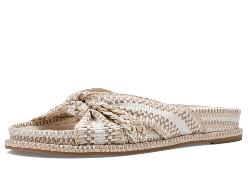 ヴィンスカムート レディース シューズ サンダル Vince Camuto Gryfynn Knotted Woven Slide Sandals Ivory Multi 象牙色