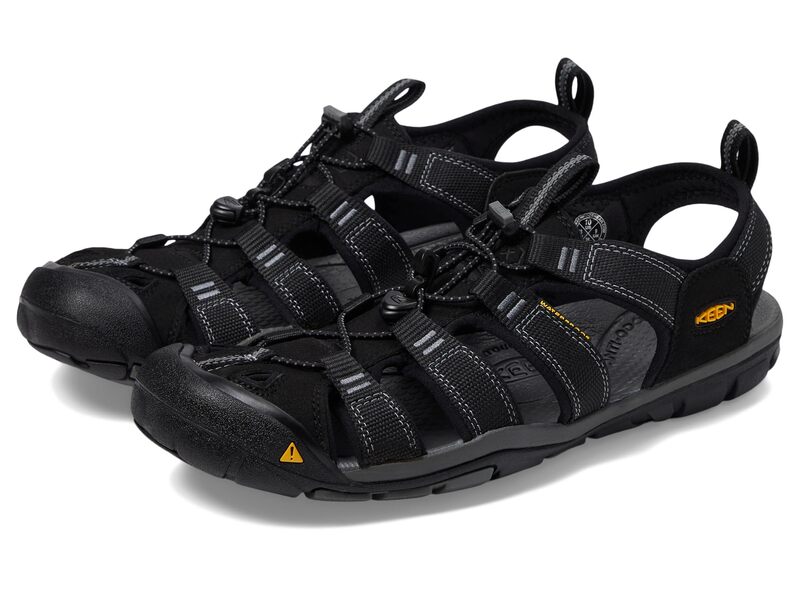 キーン メンズ シューズ サンダル KEEN Clearwater CNX Black/Gargoyle 黒いこと