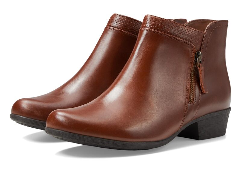 鍵を掛ける界面 レディース シューズ ブーツ・レインブーツ Rockport Carly Bootie Tan Leather タン