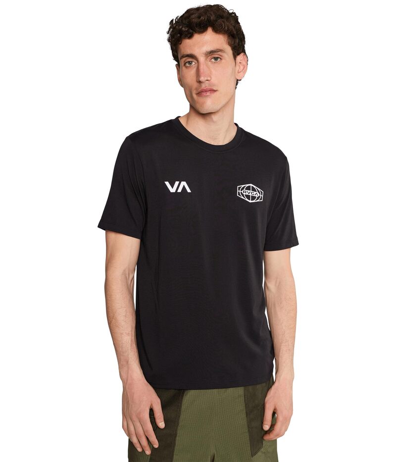 ルーカ メンズ トップス シャツ RVCA World Hex Short Sleeve Black ブラック|ReVida 店
