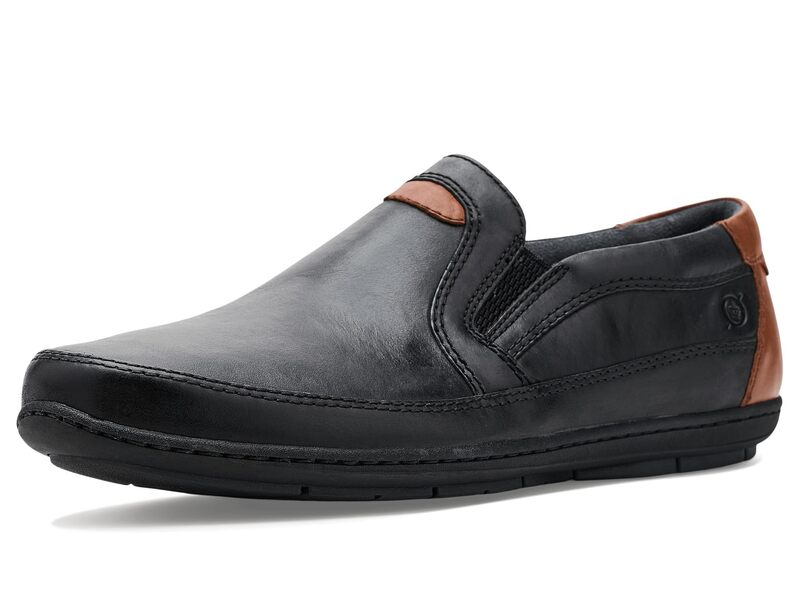 ボーン メンズ シューズ スニーカー Born Wilkins Black/Black/Milk Chocolate 黒いこと
