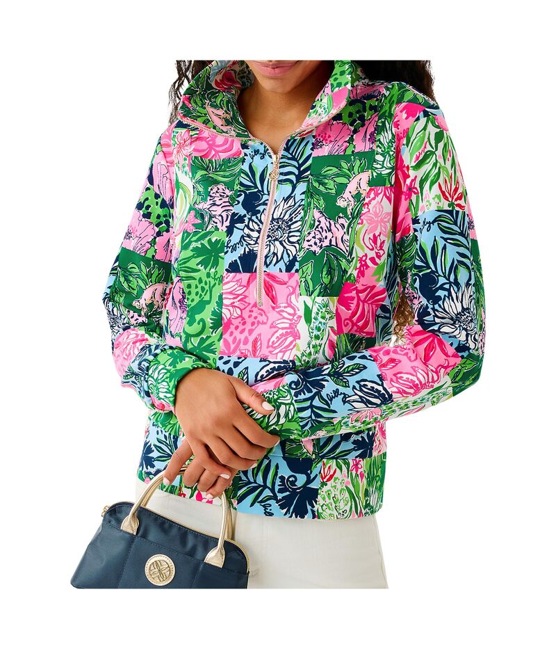 リリーピュリッツァー レディース アウター パーカー・スウェット Lilly Pulitzer Eleni Upf 50+ Pullover Multi Party Punch Patch マルチ色合い