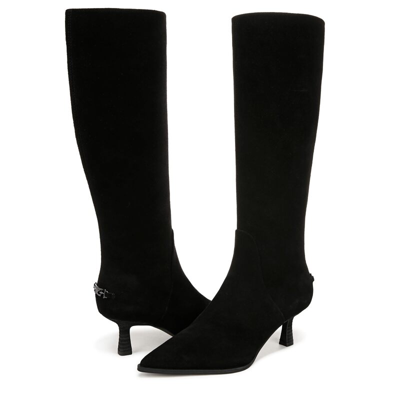 サーカス NY バイ サムエデルマン レディース シューズ ブーツ・レインブーツ Circus NY by Sam Edelman Yulia Wide Calf Black Suede Wide Calf 黒いこと