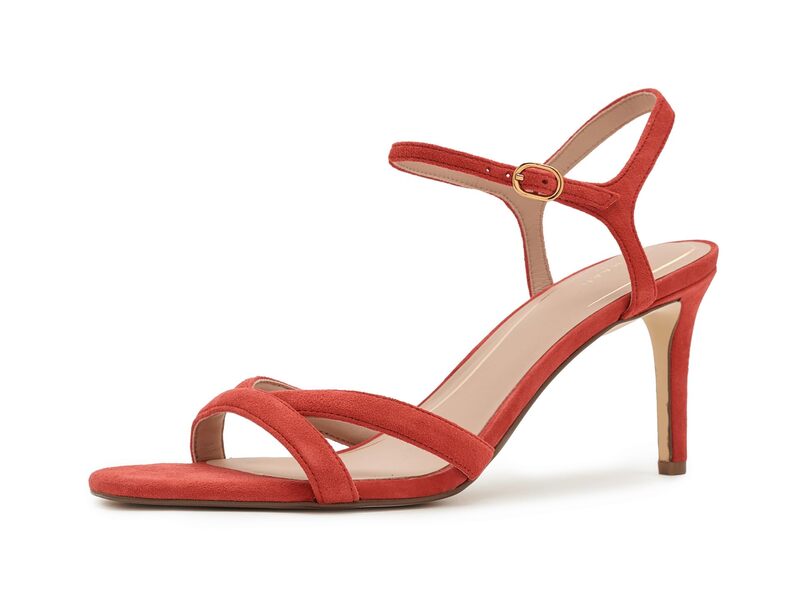 電話を掛けるハーン レディース シューズ 踵 サンダル Cole Haan Constantina Sandalsummer Fig Suede