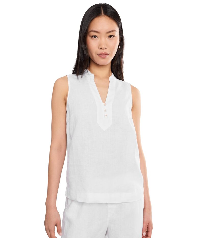 トッミーバハマ レディース トップス プルオーバー ノースリーブ Tommy Bahama Coastalina Sleeveless Popover White 白いこと