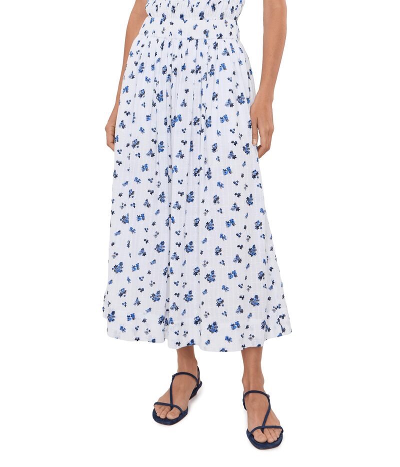 マイケルスターズ レディース 下つ方スコート Michael Stars Camielle Circle Skirt Blue Ribbon Floral 青色