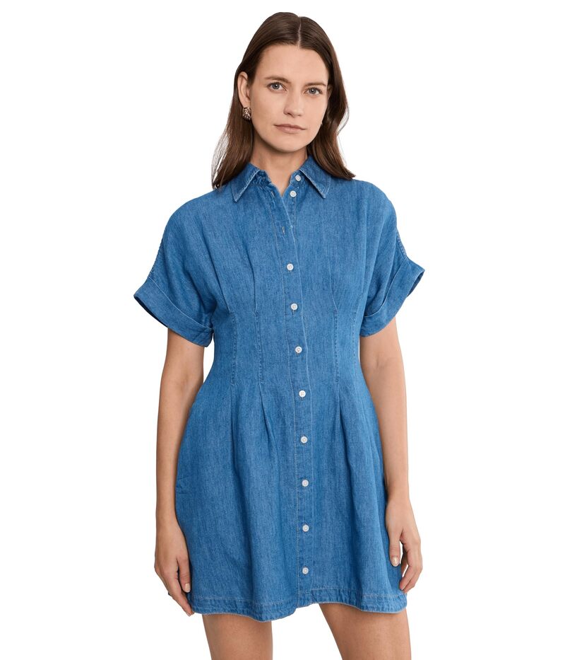 メイドウェル レディース トップス ワンピース デニム Madewell Denim Opal Dresseaside Wash デニム|ReVida 店