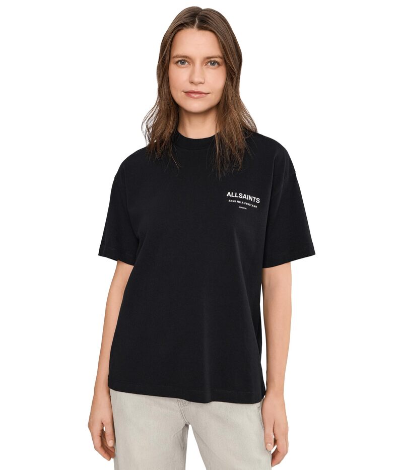 オールセインツ レディース トップス シャツ AllSaints Dreamer Etta Tee Black ブラック|ReVida 店