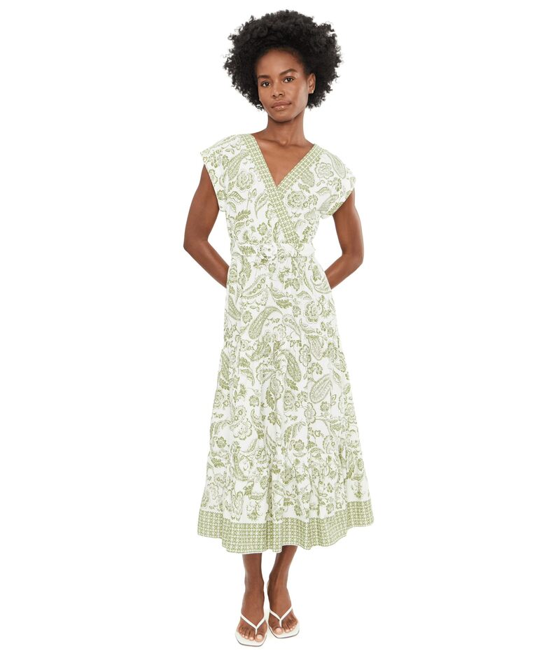 ヴィンスカムート レディース トップス 衣装 ティアード MIDI Vince Camuto Surplice Dolman Sleeve Midi Tieredressage サルヴィア