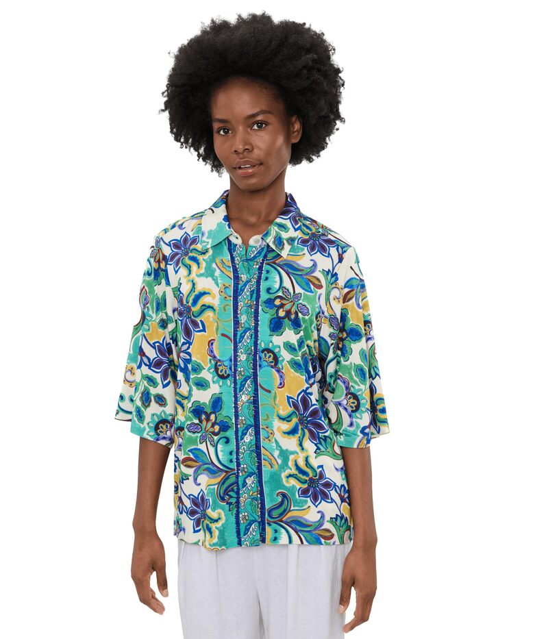 ジョニーワズ レディース トップス プルオーバー Johnny Was The Janie Favorite Kimono Sleeve Button Frontop Rosea