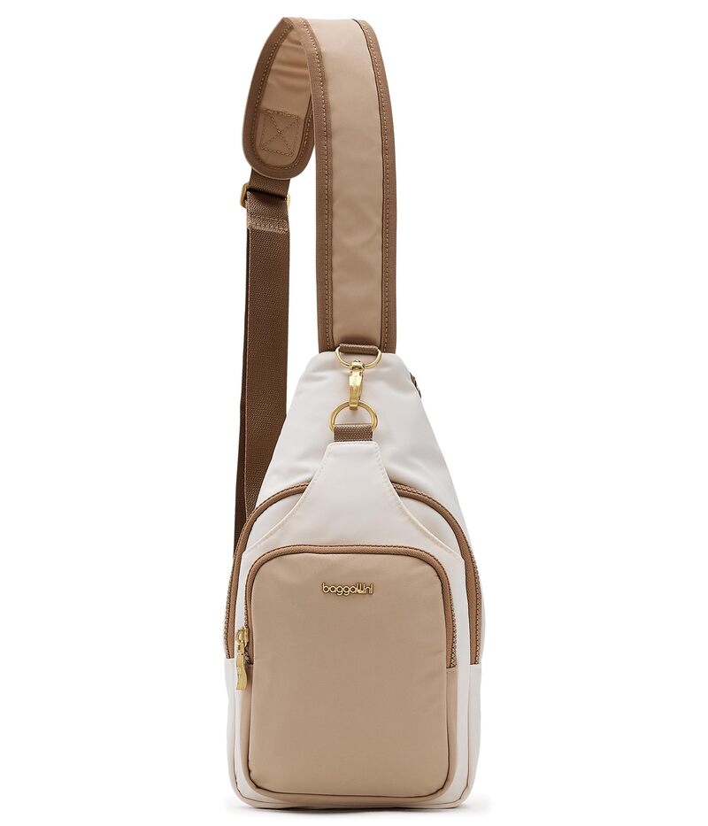 バッガリーニ レディース バッグ バックパック・リュックサック Baggallini Central Park Sling Desert Sand Multi サンド｜ReVida 店