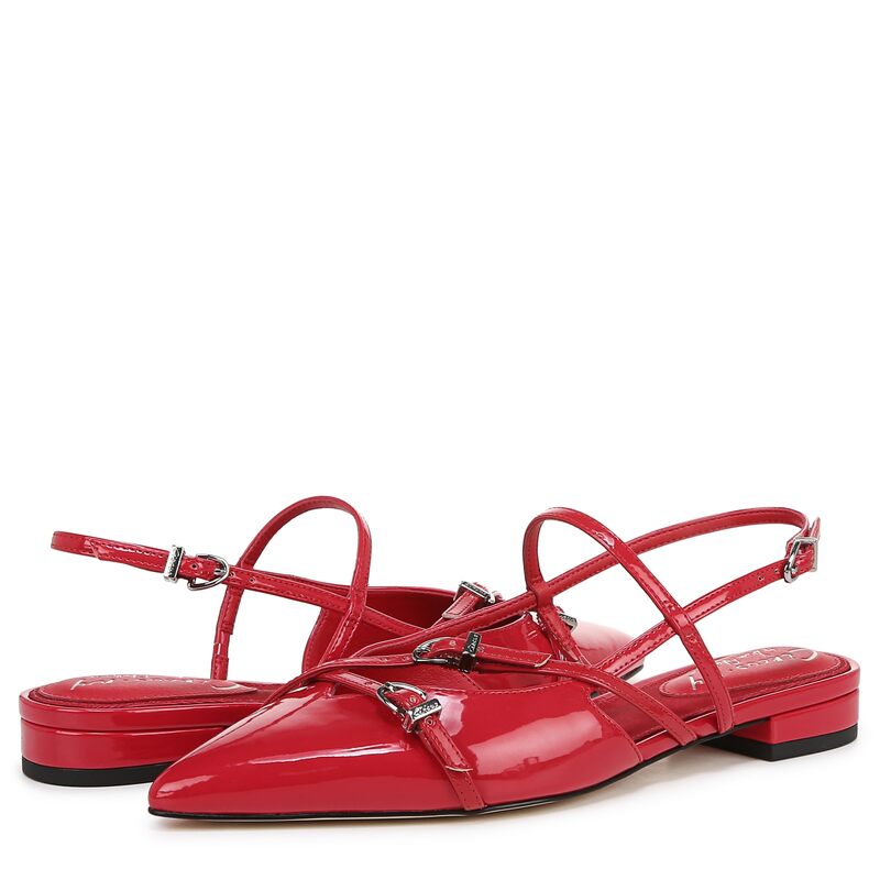 サーカス NY バイ サムエデルマン レディース シューズ サンダル Circus NY by Sam Edelman Lindley Riviera Red 赤いこと