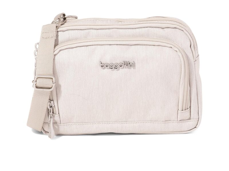 バッガリーニ レディース 御徒面子 Baggallini Trifecta RFID Wallet Crossbody Vanilla Heritage