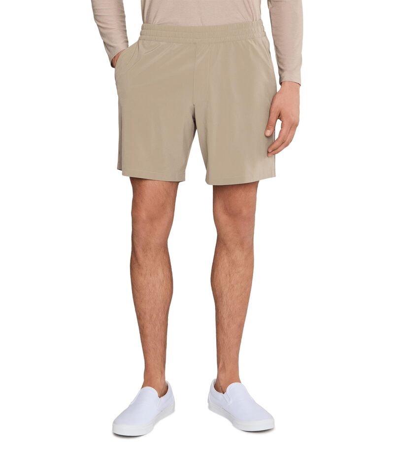 ビヨンドヨガ メンズ ボトムス ハーフパンツ・ショーツ ショートパンツ Beyond Yoga Long Run 7 Unlined Shorts Mushroom｜ReVida 店