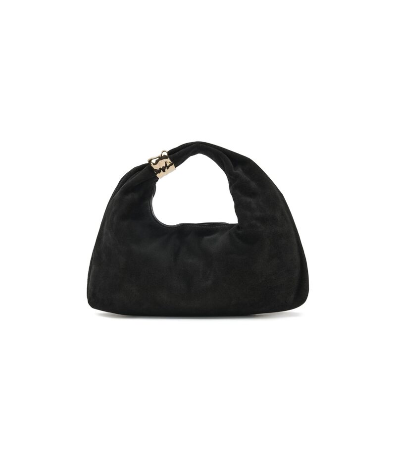 メイドウェル レディース 御徒面子 スエードクロス Madewell Suede Hand Held Ring Pouch True Black 黒いこと