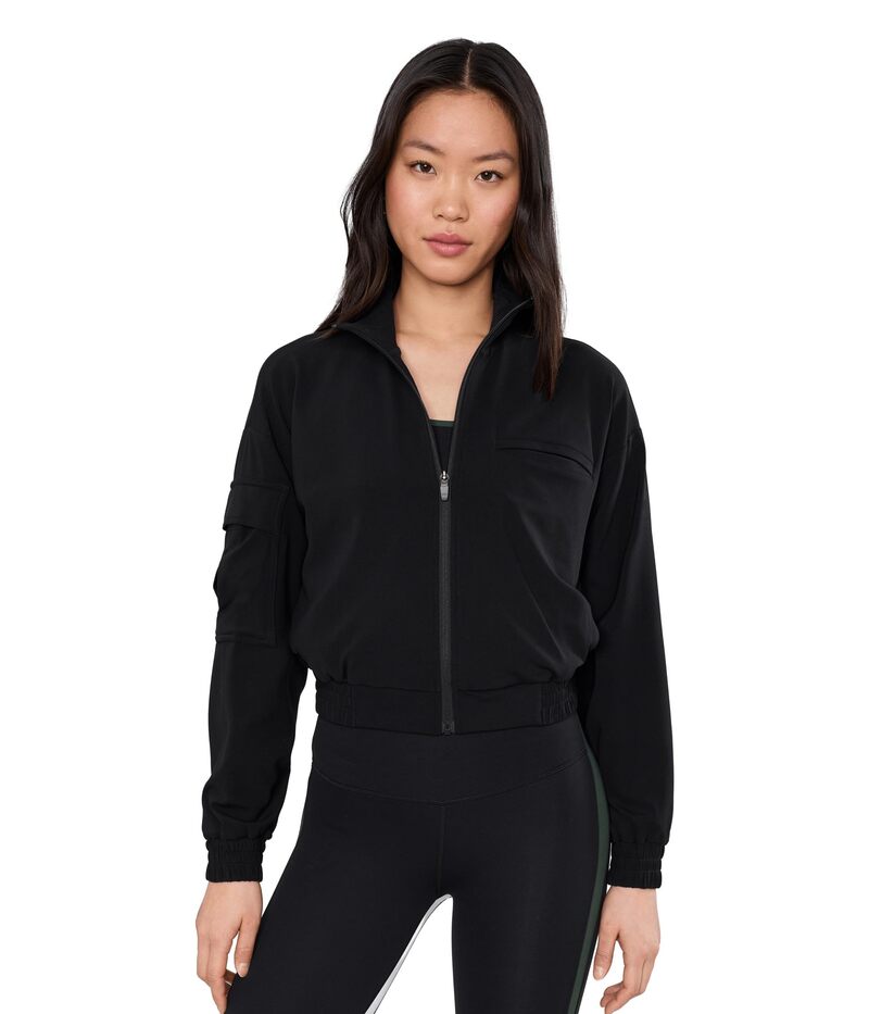 スピリッツフィフティファイブ レディース アウター 厚地の外套 上衣 Splits59 Peaches Airweight Cargo Jacket Black 黒いこと