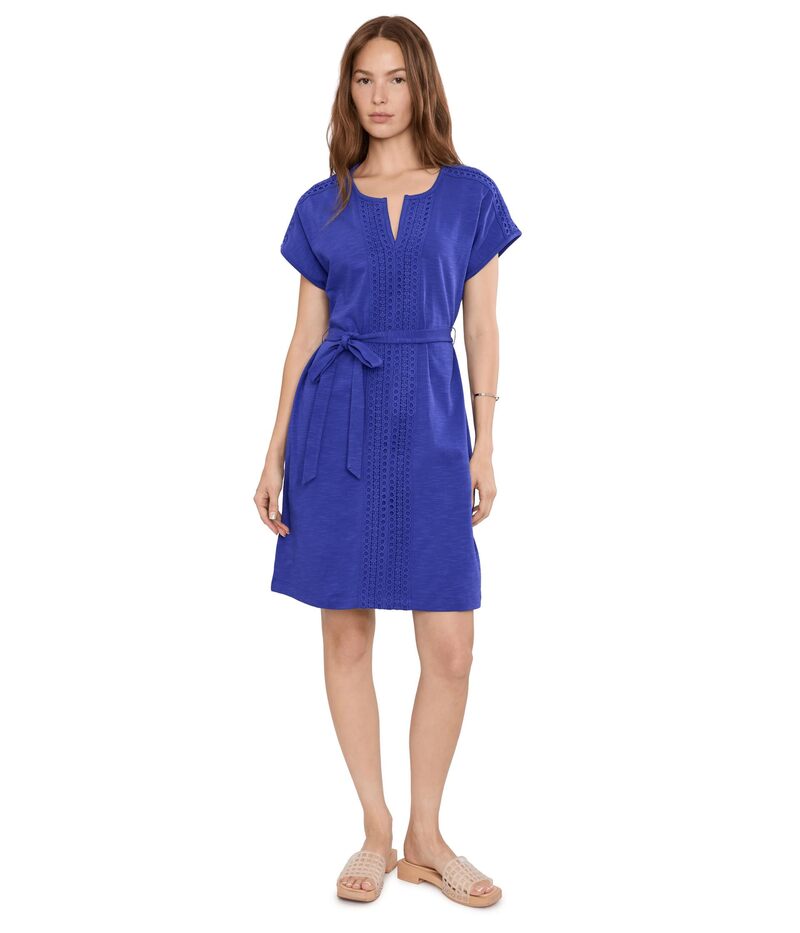 トッミーバハマ レディース トップス 衣装 スピード競技刈り込み スピード競技 Tommy Bahama Sunset Harbor Lace Trim Dress Bold Blue 青色