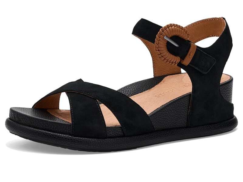 ケネスコール レディース シューズ サンダル Gentle Souls by Kenneth Cole Jaylee Black Suede ブラック|ReVida 店