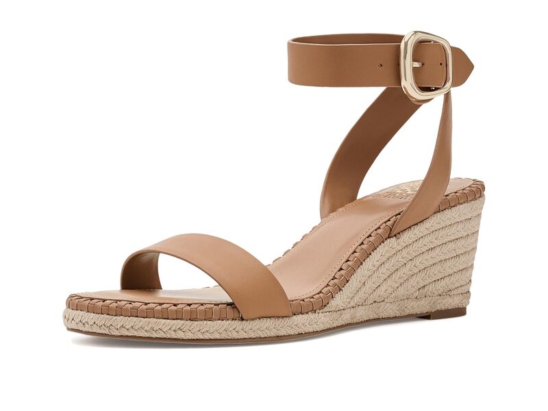 ヴィンスカムート レディース シューズ 踵 サンダル アンクル Vince Camuto Fainel Ankle Strap Espadrille Wedge Sandals Cortado