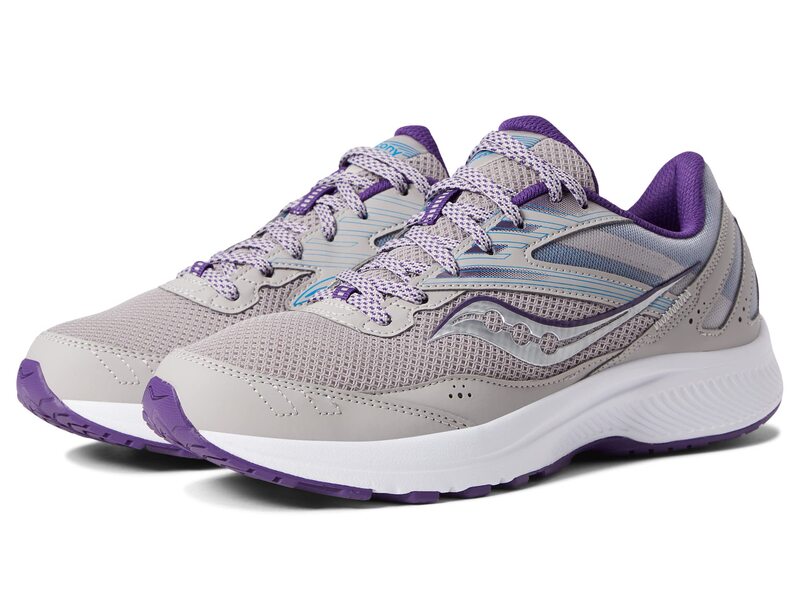サッカニー レディース シューズ スニーカー Saucony Cohesion 15 Smoke/Grape Pop 煙霧