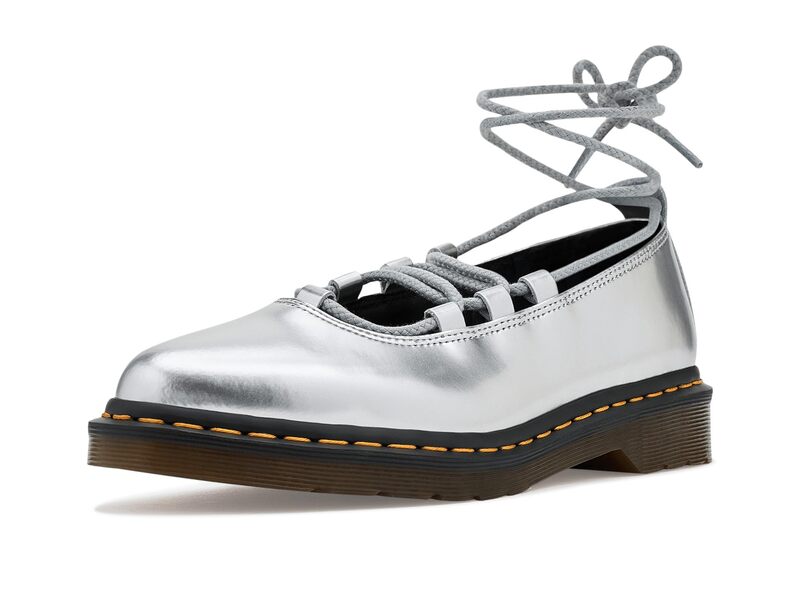 御医者さんマーチン レディース シューズ サンダル Dr. Martens Elphie II Silver しろがね色