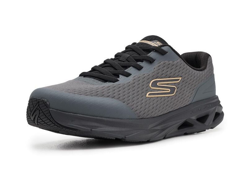 スケッチャーズ メンズ シューズ スニーカー SKECHERS Glide-step Vortex Avalin Charcoal 濃灰色