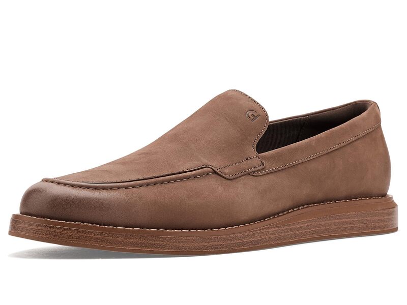 電話を掛けるハーン メンズ シューズ スリッポン・ローファー Cole Haan Grand Neoclassic Venetian Loafers Light Whiskey Nubuck/Italian Dark Natural