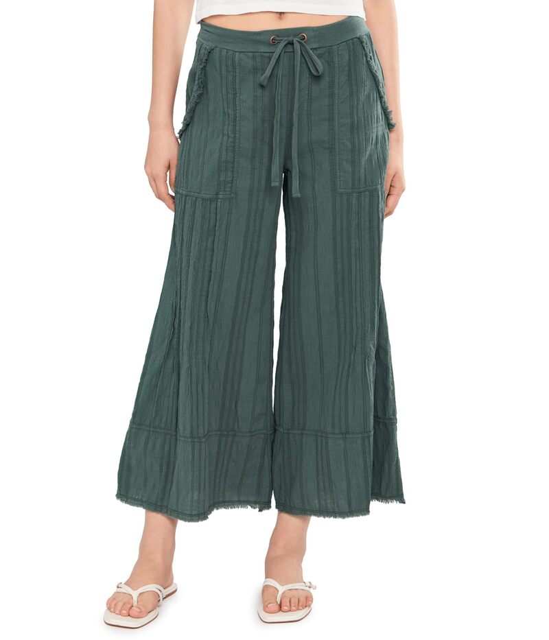 エックスシーブイアイ レディース ボトムス カジュアルパンツ XCVI Doyen Crop Hawthorn Leaf｜ReVida 店