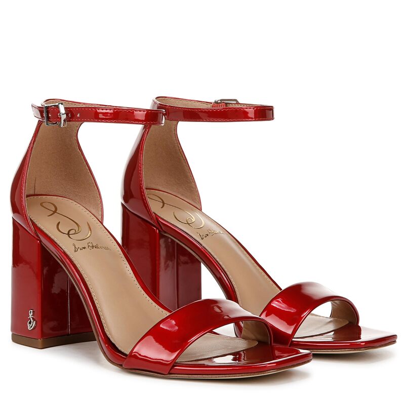 サムエデルマン レディース シューズ 踵 Sam Edelman Daniella Passion Red 赤いこと