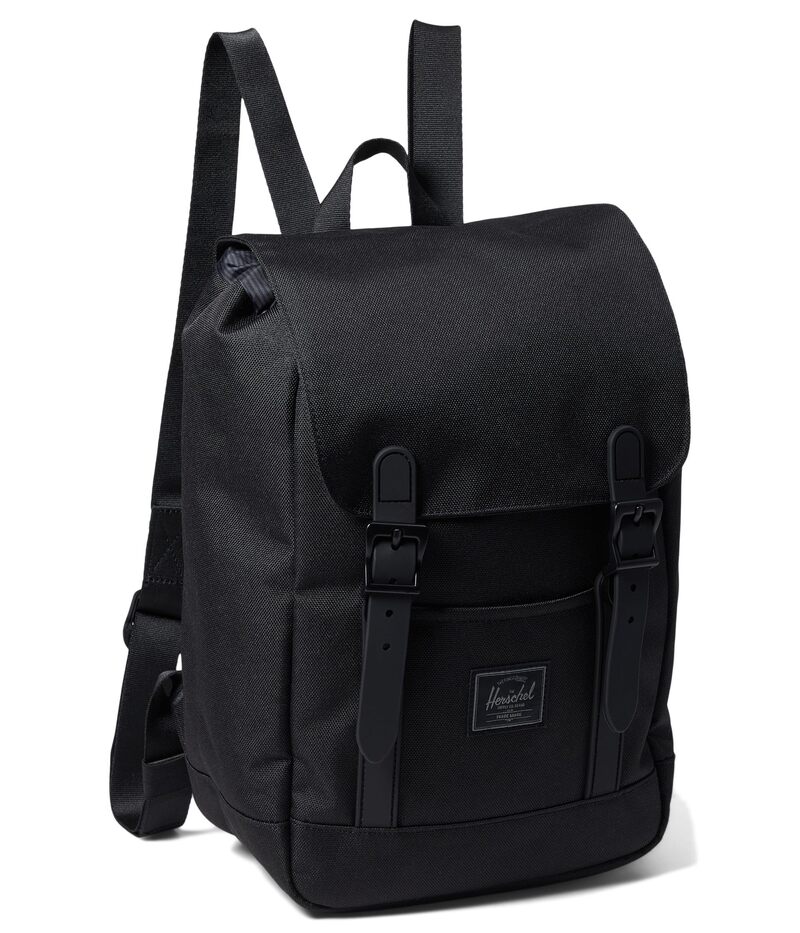 ハーシェルサプライ メンズ 御徒面子 うしろ側風呂敷き包み・背嚢 ミニ Herschel Supply Co. Retreat Mini Backpack Black Tonal 黒いこと