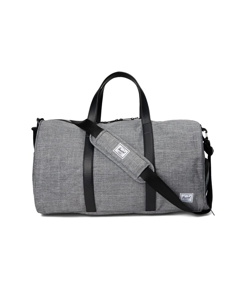 ハーシェルサプライ メンズ 御徒面子 Herschel Supply Co. Novel Duffel Raven Crosshatch